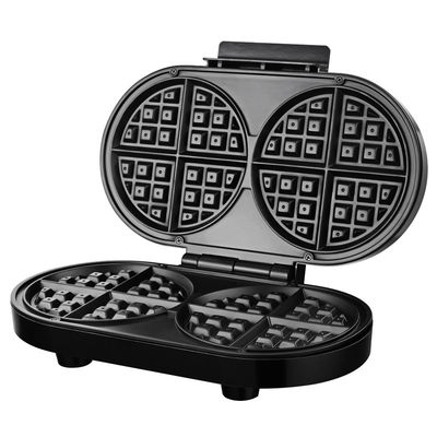 2-Slice Deep Fill Waffle Sandwich Maker Grill BBQ staccabile Rivestimento antiaderente per cucina Cucina Griglie elettriche Griglie