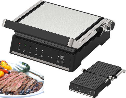 2000W Display Digitale Electric Cooktop Cool Touch Safe Handle con vassoio a goccia per la raccolta di olio