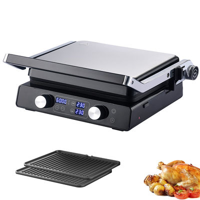 2000w Digital Electric Cooktop Domestic Usage Temperature Probe Option con piastra Ptfe e controllo dell'altezza