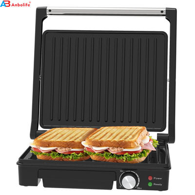 Connessione elettrica BBQ Grill senza fumo Apparecchio per cucina domestica Staccabile 4/6 Fregate Panini Maker