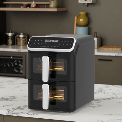 Plastico quadrato 1800 Watt Digital Airfryer App Controllato