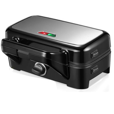 2 fette Deep Xxl Grill Sandwich Maker Regolare la temperatura Distaccabile Fonte di alimentazione elettrica Ptfe Uso domestico