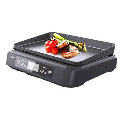 2 fette Deep Xxl Grill Sandwich Maker Regolare la temperatura Distaccabile Fonte di alimentazione elettrica Ptfe Uso domestico