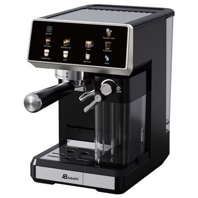 Anbo Big Touch Screen Control Cappuccino Espresso Macchina da caffè multifunzione con macina da macinare