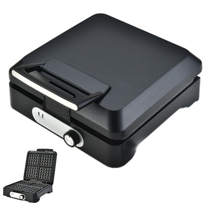 2 fette elettrico interno Waffle Maker con piatti di cottura profonda Waffle più spesse fluffiere Disegno speciale No-Mass Moat Uso domestico