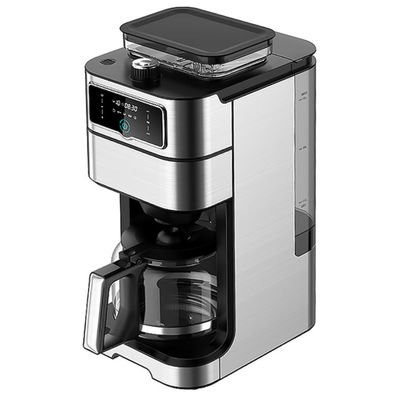 Anbo Big Touch Screen Control Cappuccino Espresso Macchina da caffè multifunzione con macina da macinare