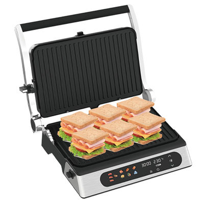 2200w Distaccabile 4/6 Slice Panini Maker con sonda