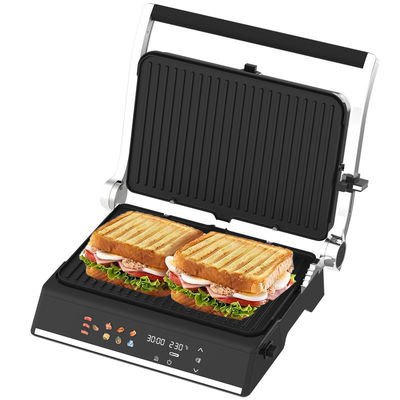 2200w Distaccabile 4/6 Slice Panini Maker con sonda
