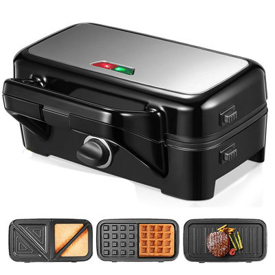 2 fette elettrico interno Waffle Maker con piatti di cottura profonda Waffle più spesse fluffiere Disegno speciale No-Mass Moat Uso domestico