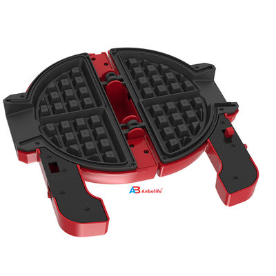 Anbolife Mini Waffle Maker con rivestimento antiaderente in teflon