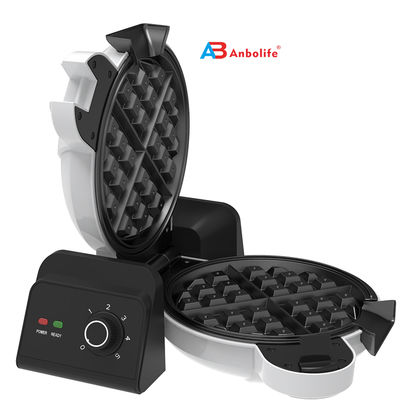 Anbolife Mini Waffle Maker con rivestimento antiaderente in teflon