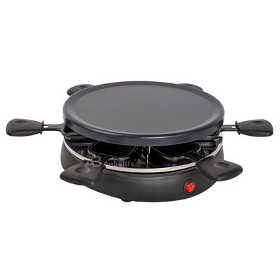 Anbolife 1500W Electric Raclette Grill con superficie antiaderente