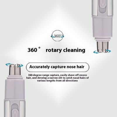 ANBOLIFE Tagliacapelli Elettrico per Peli del Naso con Alimentazione USB e 1 Anno di Garanzia per Uomo - Rasoio per Peli del Naso in Plastica