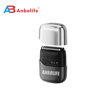 Mini rasoio elettrico portatile con resistenza all'acqua IPX7 e batteria da 350 mAh per 60 minuti di lavoro