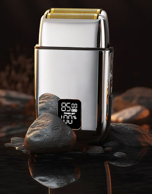 ANBOLIFE Retro metallo rasoio ricaricabile corpo rasoio con IPX5 impermeabile 90 Min tempo di lavoro e 600mAh batteria