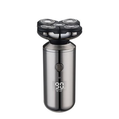 Rasoio elettrico ricaricabile ANBOLIFE Smart a cinque lame con display digitale, alimentato tramite USB e pezzi di ricambio gratuiti per uomo
