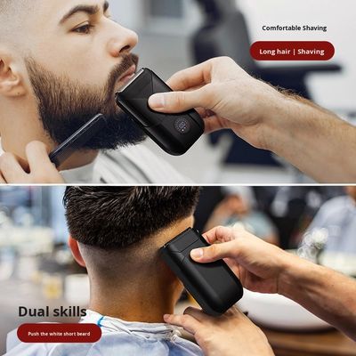 5V Power Twin Blade rasoio elettrico con alloggiamento in plastica per il rasoio del corpo maschile