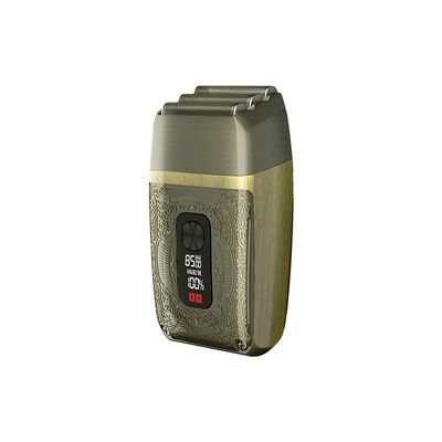 Rasoio elettrico USB con design retrò, batteria da 1200 mAh e ricarica rapida 1-3 ore per uomo