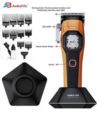 Trimmer per capelli professionale con lunghezze di taglio regolabili All-in-one set e lunghezza regolabile della lama senza gradini per la cura di precisione