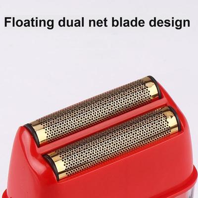 Rasoio elettrico professionale con batteria agli ioni di litio da 600 mAh, tempo di ricarica 1,5 ore e impermeabilità IPX4 per viso e corpo da uomo