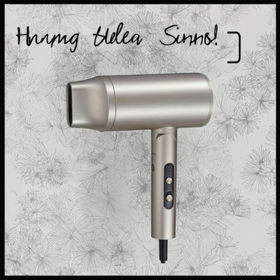 Asciugatrice di capelli professionale da 2000 W con motore BLDC a 110.000 giri al minuto e 500 milioni di ioni negativi per uso in salone e domestico