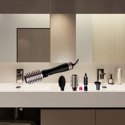 Spazzola per asciugacapelli da 1200W con 3 livelli di temperatura e voltaggio 220~240V per una facile acconciatura
