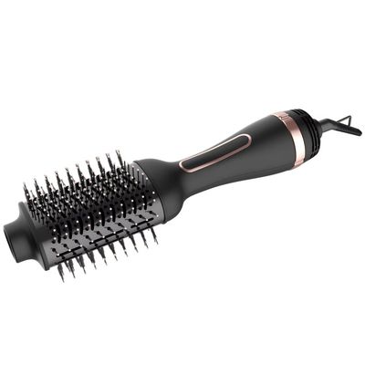 Asciugatrice di capelli a doppia tensione multifunzione spazzola con botte ovale per un facile styling