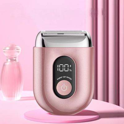 Rasoio elettrico da donna con display digitale ricaricabile 450mAh IPX6 Impermeabile Body Trimmer per 90 minuti di autonomia