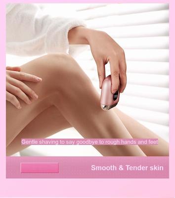 Rasoio elettrico da donna con display digitale ricaricabile 450mAh IPX6 Impermeabile Body Trimmer per 90 minuti di autonomia