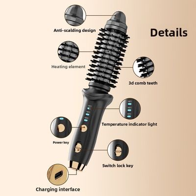 Curl professionistico con tre ingranaggi di temperatura 45W di potenza e 110-240V di tensione per uso in salotto domestico e viaggi