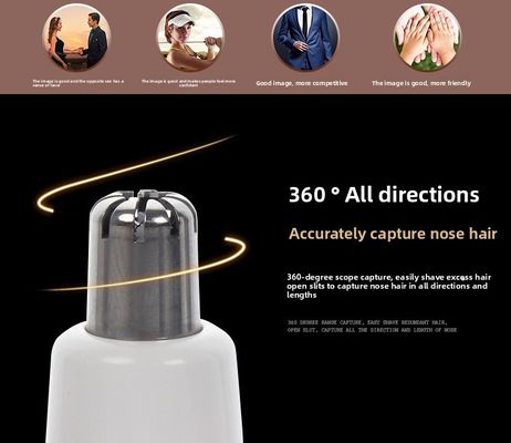 ANBOLIFE Compatto e portatile, apparecchio elettrico per tagliare i capelli dal naso con plastica durevole per uso domestico