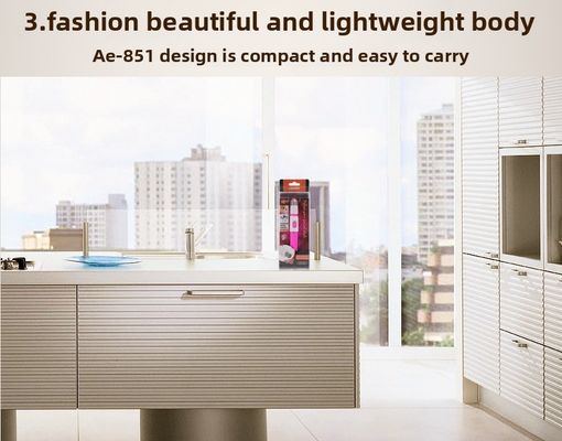 Rifinitore elettrico per peli del naso ANBOLIFE con batteria al litio per uso domestico, in plastica resistente, per la cura personale