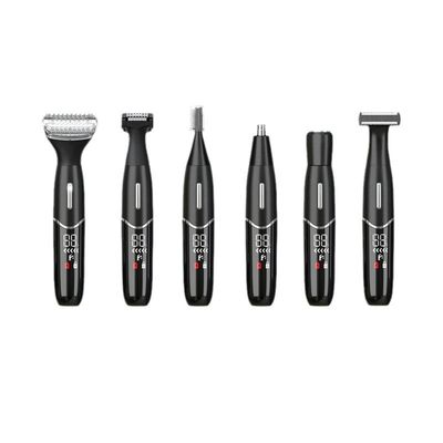 Rasoio elettrico ricaricabile USB con batteria da 600mAh e 90 minuti di autonomia, lame in acciaio inossidabile, rifinitore personale
