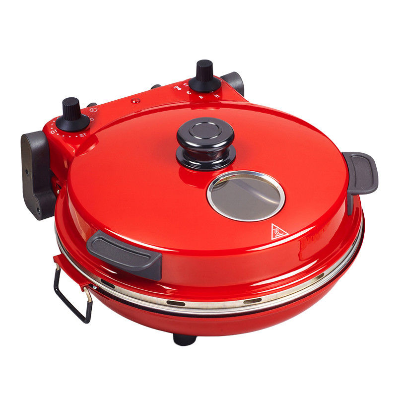 Visualizza finestra cucina In 5 minuti, Timer, piatto di ceramica ristorante elettrico pizza forno Maker Machine