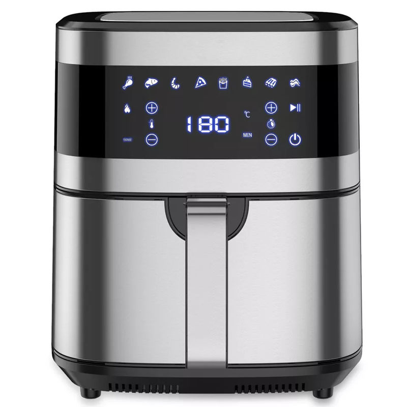 Friggitrici a aria automatiche XL 8L 7L 6.5L 5L Gran Potenza Salute Oil Free Cooking Electric Deep Air Fryer
