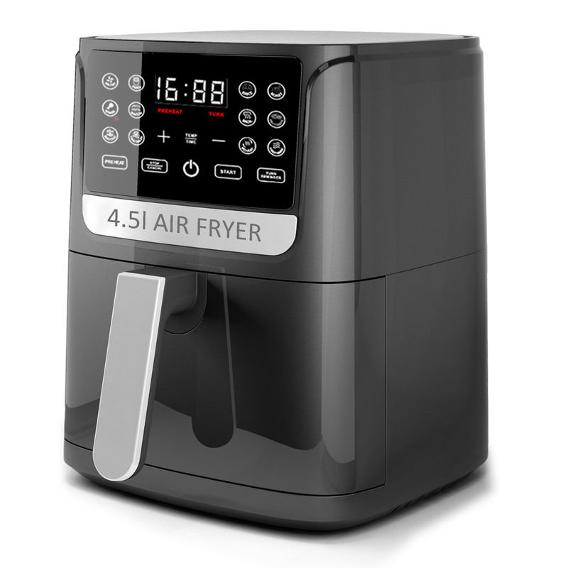 4.5 Litri di Silicone Visuale Cesto Air Fryer Acciaio inossidabile Fuochi Francesi Oil Free Smart