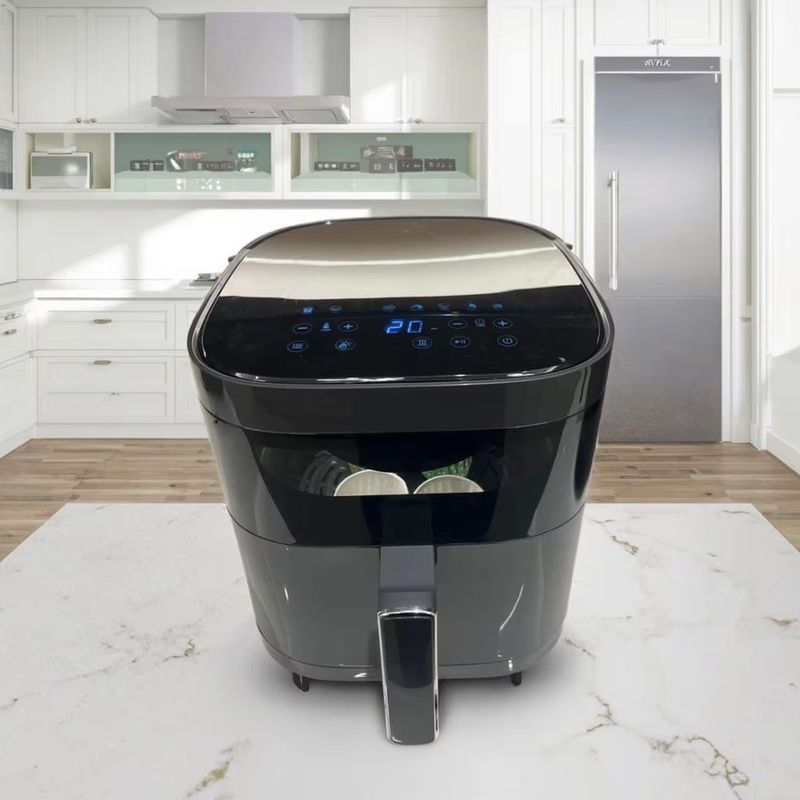 6l Smart Air Fryer Forno in acciaio inossidabile multifunzionale piccolo quadrato sano elettrico per la casa