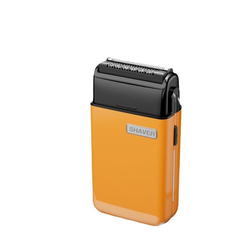 Mini rasoio elettrico portatile con tempo di ricarica di 1,5 ore ricambi gratuiti e alloggiamento in plastica per uomini