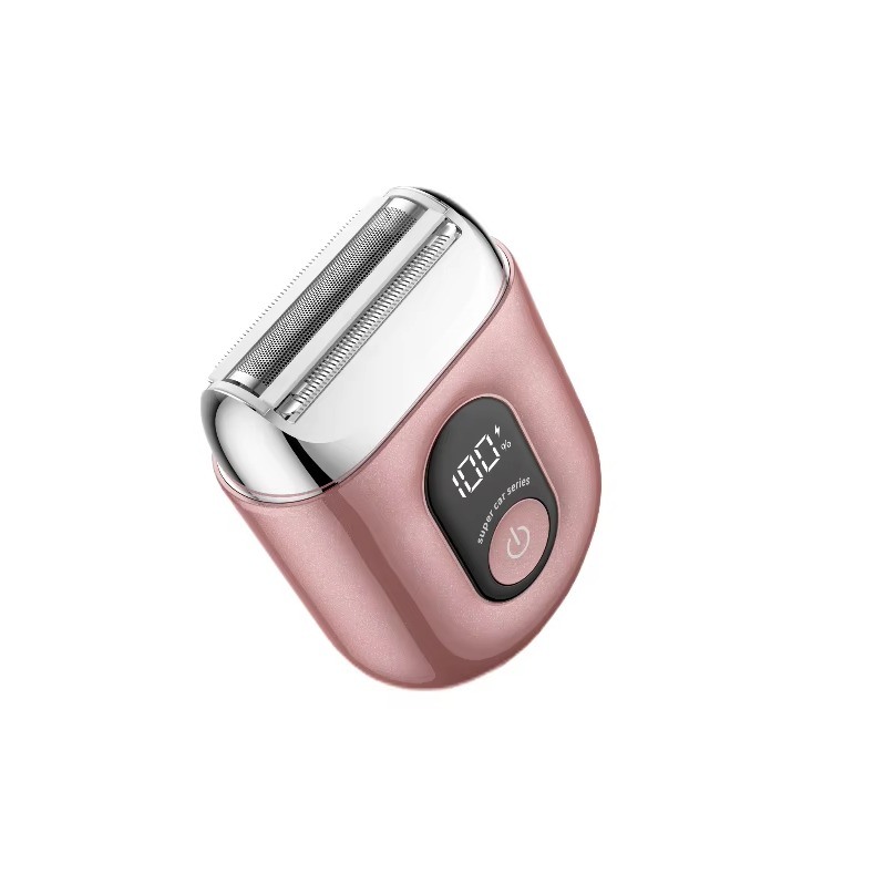 Rasoio elettrico da donna con display digitale ricaricabile 450mAh IPX6 Impermeabile Body Trimmer per 90 minuti di autonomia